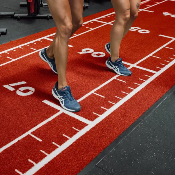 Artificial turf for functional training and HIIT in sports centres